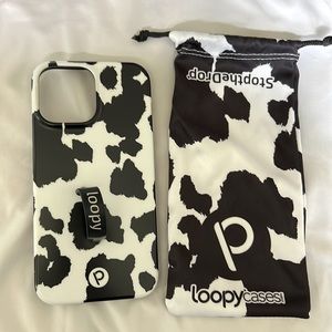 Loopy Case Cow print